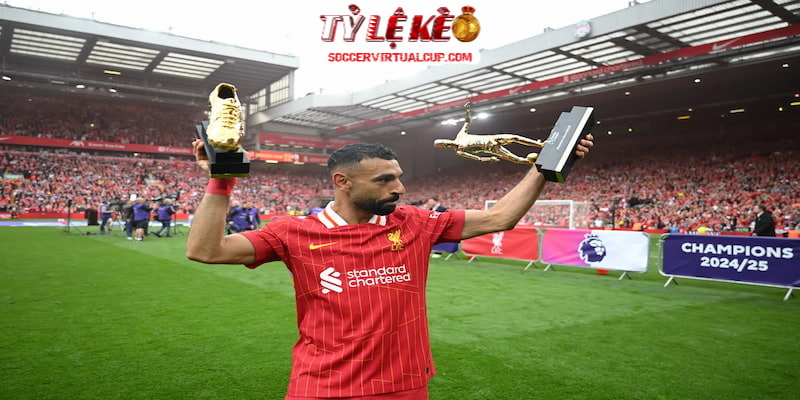 Tiền đạo người Ai Cập đã giành được nhiều vinh quang cùng The Kop Tiền đạo người Ai Cập đã giành được nhiều vinh quang cùng The Kop